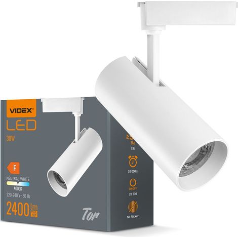 Illuminazione a binario a LED videx-TOR-30W-bianca