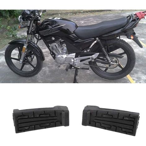 Jeffergarden 1 paire de repose-pieds en caoutchouc pour pédale avant pour Yamaha YBR 125 (1/5)