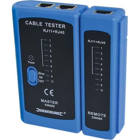 Silverline 539465 Tester LAN, Rj11 e Rj45