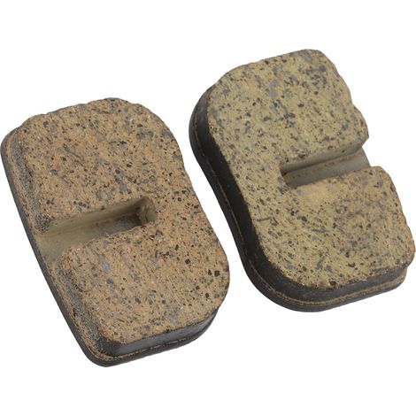 Motorcycle rear disc brake pad set compatible with Xiaobawang 27.417.95.5 mm brake pads. (1/4)