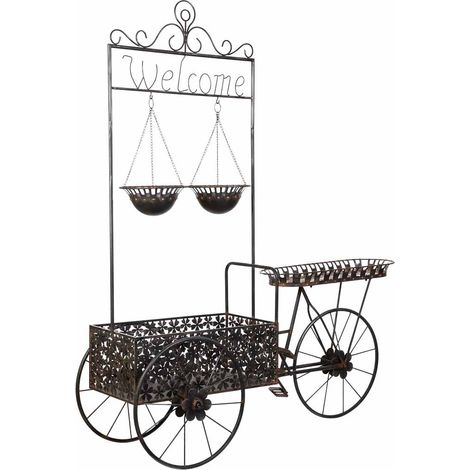 Carro expositor de metal 194.95x73.03x237.49h cm (1/5)