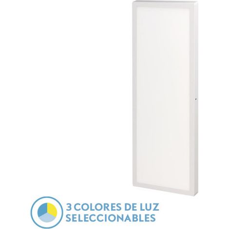 Panel Llano 72w 3000k-4000k-6500k 3,8x30x90 Cm Blanco 7200lm (1/2)
