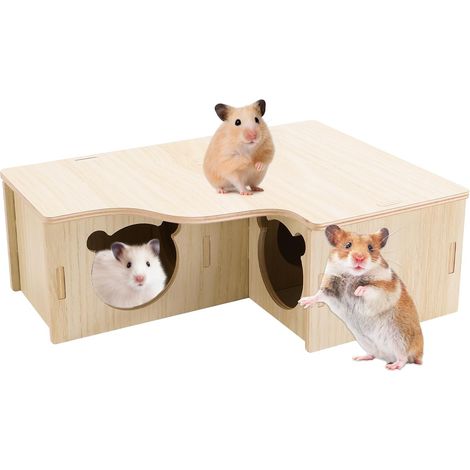 Wooden House for Hamster House Guinea Pig House (1/5)