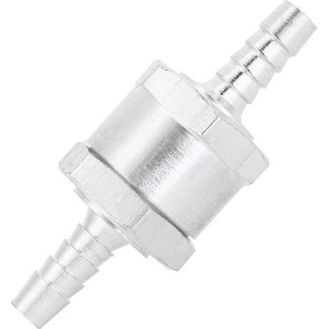 Einweg-Rückschlagventil aus Aluminium für Benzin, 6 mm