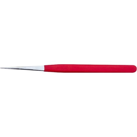 1 isolierte Pinzette mit gerader, spitzer Spitze 150 mm MAXICRAFT