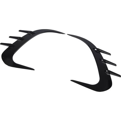 Pare-chocs arrière Spoiler Kit 2 Pièces Noir Brillant Remplacement Benz GLC X254 AMG-Line 2022+ (1/5)