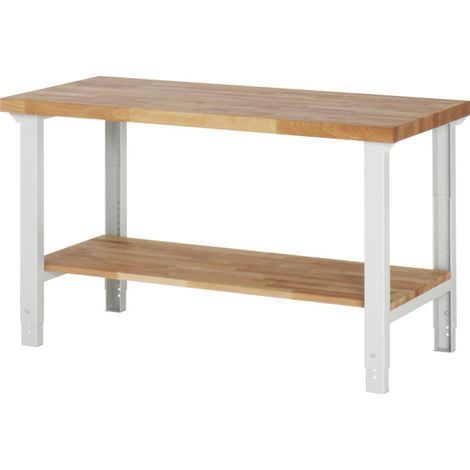 Rau établi réglable en hauteur 7000-7, L1500xP700xH790-1140mm (1/5)