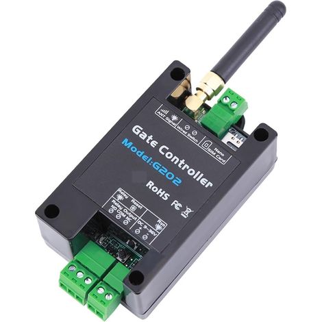 Kit d'ouvre-portes automatiques Ouvre-porte 4G Télécommande GSM Interrupteur à relais Ouvre-porte de garage Remplacer la télécommande pour accessoires de portail coulissant ( Color : G202 , Size : 1 U (1/5)