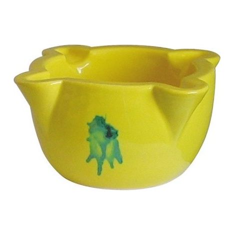 MORTERO BARRO AMARILLO 16X8CM. (S/MANO) - EHLIS