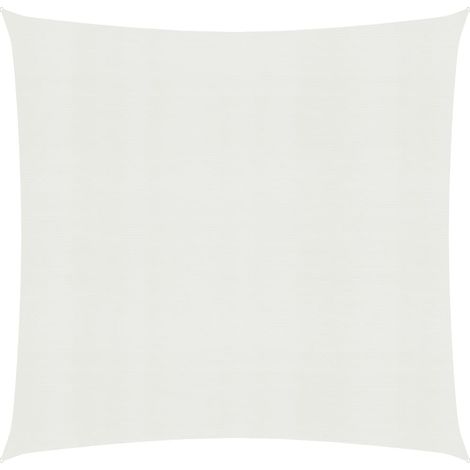 Vela ombreggiante 160 g/m² HDPE 6 x 6 m bianco 020009041