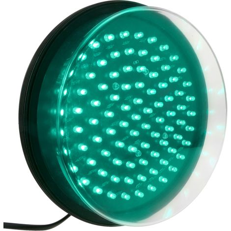 PrimeMatik - Feu à LED pour feu de signalisation IP65 200mm 220VAC vert (1/5)