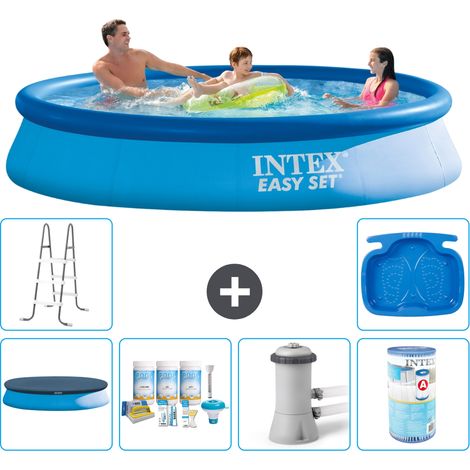 Intex Piscine Easy Set Ronde - 366x76 cm - 7-pièces S30602 (1/5)