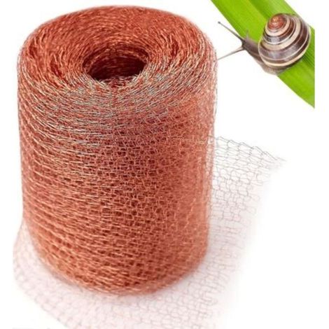 10 Mètres Filet Cuivre Anti Limaces et Escargots,Anti Rongeur de Haute Qualité Bande de Cuivre Contre Les Escargots pour Jardin,Maison,Potager (1/4)