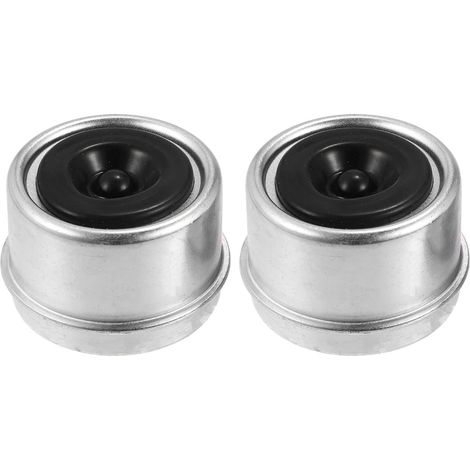 Capuchon De Moyeu De Remorque 2 Pièces Pour Essieux 2000-3500  Métal Et Caoutchouc, Diamètre Extérieur 5Cm/1.98", Diamètre Intérieur 4.8Cm/1.89", Pour Moyeux Avant Et Arrière (1/5)