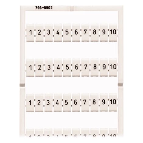 WAGO 793-5502 WMB 5-5,2 mm, AUFDR. WAAG. 1 - 10 (10x)-'1054221'