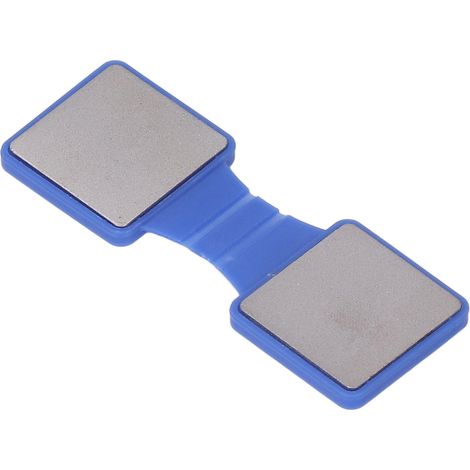 Affûteur de lames de patins à glace double face diamant et céramique, outil de meulage de carres pour patinage de vitesse (1/5)