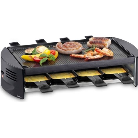 TRISA 7589.4212 Raclette Alugussplatte für 8 Personen