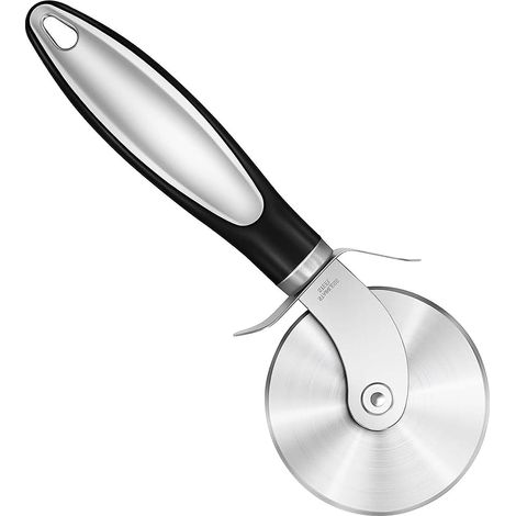 Rouleau À Pizza - Roue De Coupe En Acier Inoxydable Trempé 4 Cm - Pour Pizza Tarte Fromage Pâte - 1 Pièce (1/5)