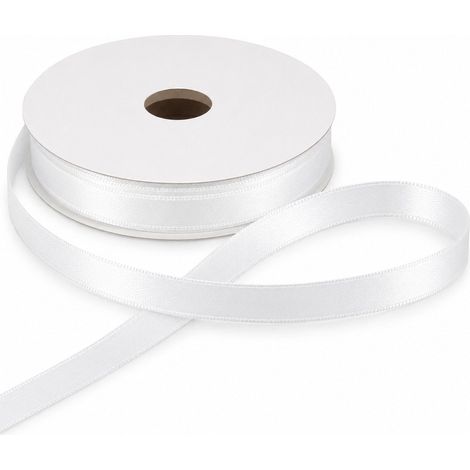 ETM Nastro Doppio Raso 6 Mm 50 Mt Bianco (1/3)