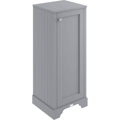 Bayswater Plummett Grey Tall Boy Storage Unit 465mm Wide (1/2)
