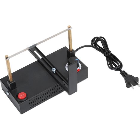 Lot de 1 Machine de Découpe à Chaud Mini Manuelle Couteau Chauffant Électrique pour Rubans Dentelle Tressés Ceintures 220V Fiche CN (1/5)