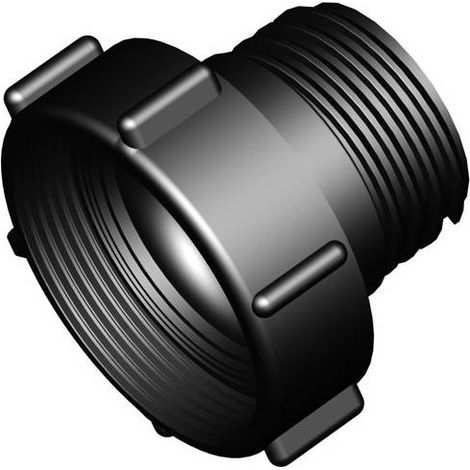 Raccord femelle M80x3 – mâle S60x6 – Adaptateur haute performance pour vannes – Résistant aux agents chimiques et UV – CPP