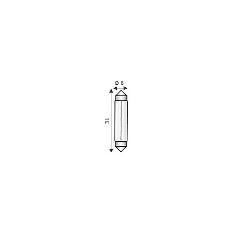 Lampadina Siluro Sv 6.5X31 24V 3.00W ( Wimex Cod. 4102994 )