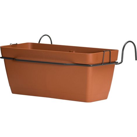 Macetero artplast fly square sistema reserva agua soportes adaptables (1/4)