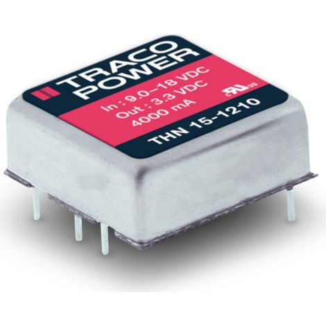 TracoPower THN 15-1211 DC/DC-Wandler, Print 12 V/DC 5 V/DC 3 A 15 W Anzahl Ausgänge: 1 x Inhalt 1 St