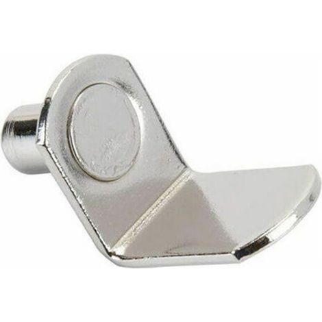 20Pcs 6 mm Cheville de Support d'Etagère, Goupille de Support d'Etagère en Métal, Taquets pour Etagères Chevilles pour Etagères d'Armoires de Cuisine, Consoles de Cabinet, Argent