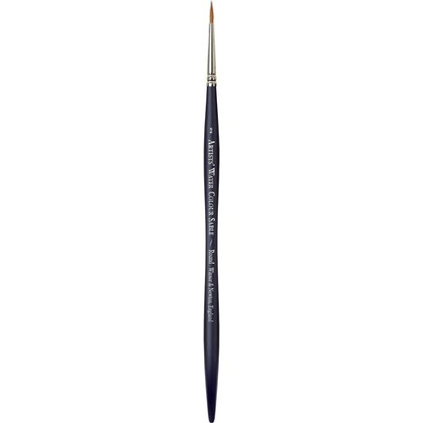 Winsor & Newton Pennelli in Martora per Acquarelli Artists - Manico Corto - Tondo N 2 (1/4)