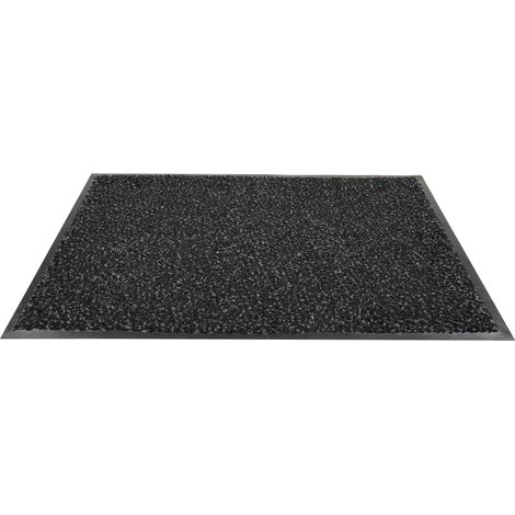 Paillasson intérieur MARS lavable en machine 60x85cm Anthracite (1/4)