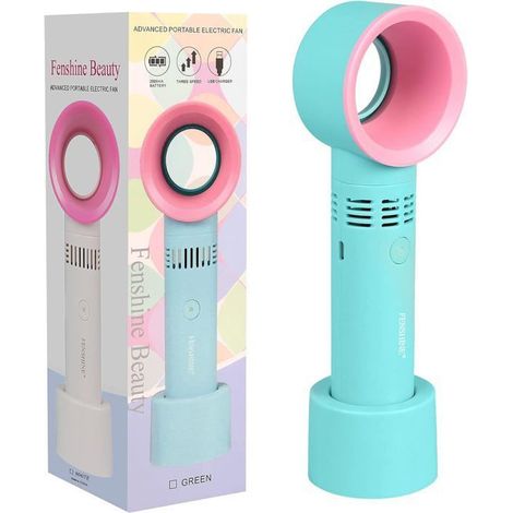 Mini ventilateur portable rechargeable par USB sans lame, ventilateur de climatisation pour fournitures essentielles d'extension de