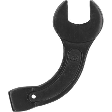 Clé à molette ouverte à manche coudé, à tête unique, en acier à haute teneur en carbone, robuste, pour travaux de démontage, 32 mm / 1,26 po (1/5)