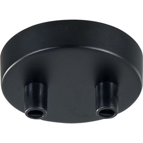 Base di fissaggio universale rotonda Ø8cm nera Maytoni