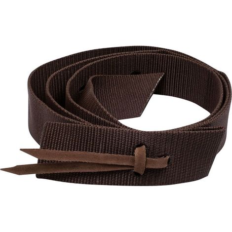 marrone - Riscontro in nylon lungo per sella western