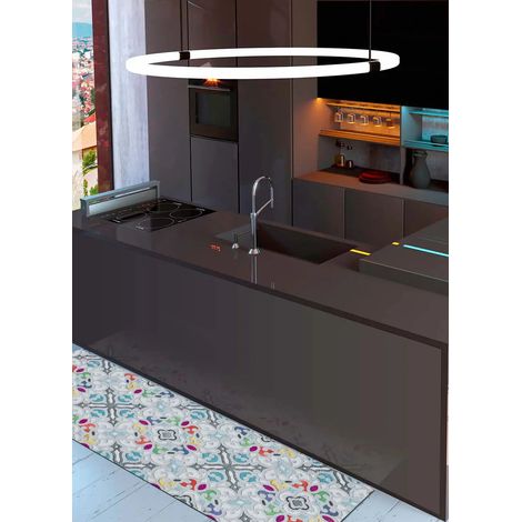 ATTICGO Tapis dessins colorés lavable RICCI Multicolore 52x100 cm (1/5)