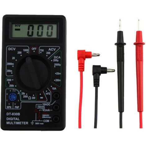 DT832 Professional Digital Multimeter - Large LCD Screen (1/5)