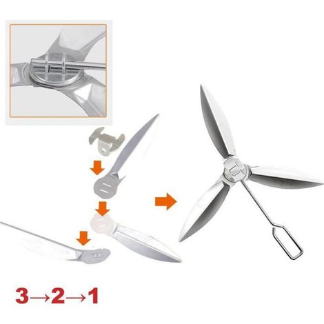 Lot De 2 Systèmes De Nettoyage One Touch - 57 Cm - Compatible Barbecue Weber 7444 - Pour Kettle 57 Cm - 2 Ensembles (1/5)