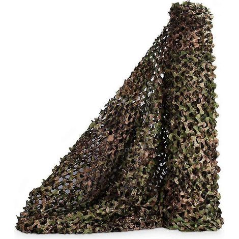 Filet de camouflage pour la chasse 1,5 m x 2, 3, 4, 7, 8, 10 m, Camosystems, filet de camouflage pour tente, pare-soleil, auvent, rouleau en vrac, clôture de jardin, arrière-cour, GreenZone 1,5 x 7 m (1/4)