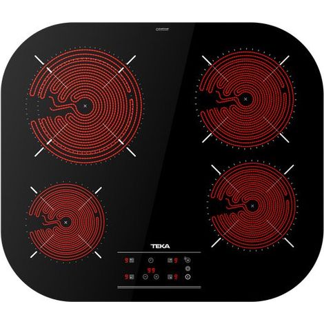 Teka TCC 64310 TTC - Vitroceramica Independiente Radiantes 4 Zonas Coccion Ancho 59 Cm