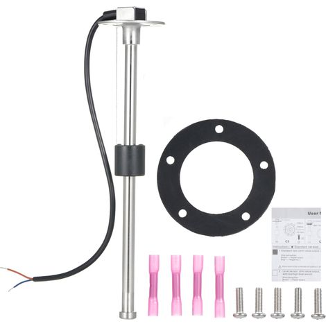 Sonda de nivel de combustible marina para embarcaciones, sonda de nivel de combustible/agua, acero inoxidable, 240-33 ohmios, para barcos, coches, camiones y autocaravanas. (1/5)