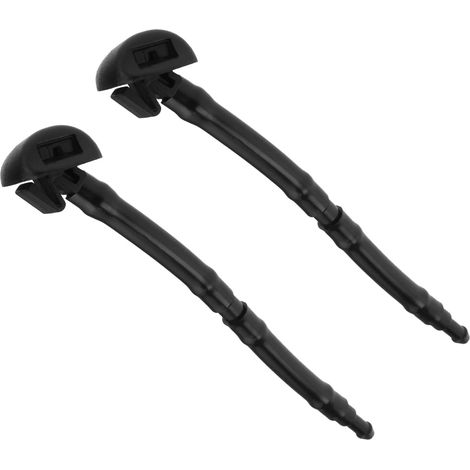2 x Windscreen Washer Nozzles with Hose Compatible with 407 OE 6438Z1 6438.Z1 27.1 x 21.2 mm Tube Length 12 cm Washer Jet (1/5)