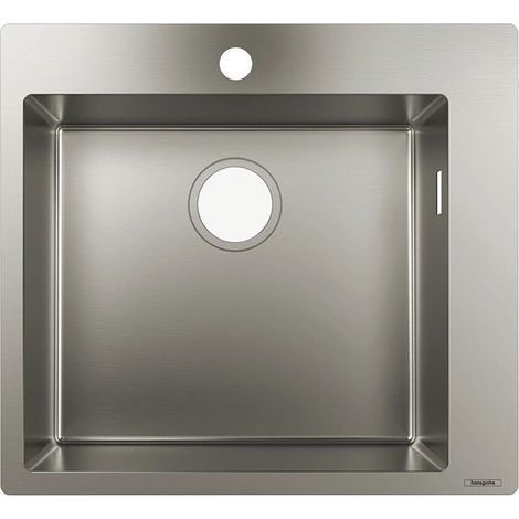 S711-F450 Évier encastré 450avec troupour robinet acier inoxydable