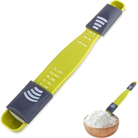 All-in-One-Messlöffel, multifunktionaler Messlöffel, Messlöffel mit Skala, Messlöffel aus Kunststoff für Flüssigkeitsmessungen