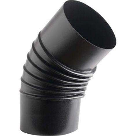 CURVA PORCELLANATA PIEGHETTATA 45 D 12CM NERO OP CLASSIC