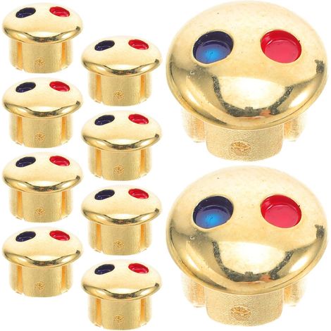 Cache-trous de Robinet en Plastique Or Symbole, Lot de 30 Pièces (1/5)