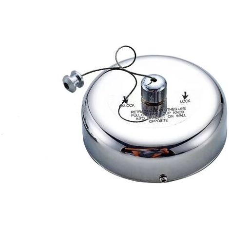 Sollbry Lot de 2 étendoirs à linge rétractables en acier inoxydable 304, durables avec corde réglable robuste, pour l'extérieur et l'intérieur (1/3)
