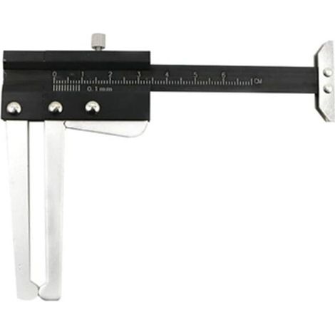 Jauge pour Mesure des Disques De Frein - Jauge D'éPaisseur De Disque De Frein Et De Profil De Pneu - Jauge D'éPaisseur De Disque De Frein - Fixation De Rivet (1/5)