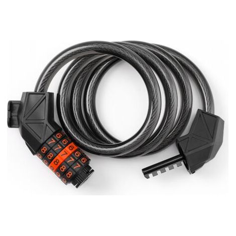 Cadenas antivol pour vélo, longueur de câble 110 cm x 11 mm, avec code intelligent à 5 chiffres, cadenas pour vélo tricycle scooter (1/5)